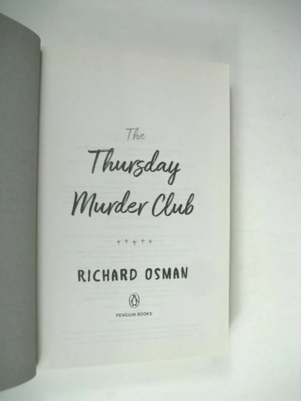Richard Osman Mystery Book Lot Of 4 Titles 3 Hardcover 1 Paperback Summer Reads